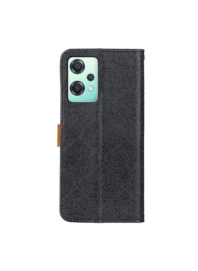 S-TOP Case For OnePlus CE 2 Lite 5G European Floral Embossed Flip Leather Phone Case - Image 3