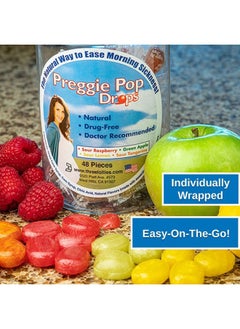 Preggie Pop Drops Morning Sickness Relief for Pregnant Women. Assorted Yummy Candy Drops for Pregnancy. 48 Count  - Image 2