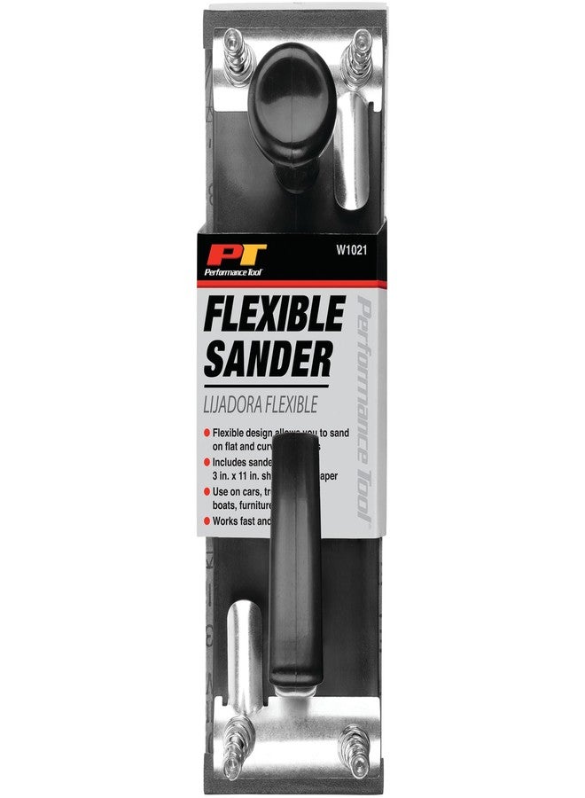 بيرفورمانس تول لوح الصنفرة المرن W1021 من Performance Tool، مثالي للأسطح المستوية أو المنحنية، يتضمن صنفرة وورقة صنفرة واحدة مقاس 3 بوصات × 11 بوصة - Image 5