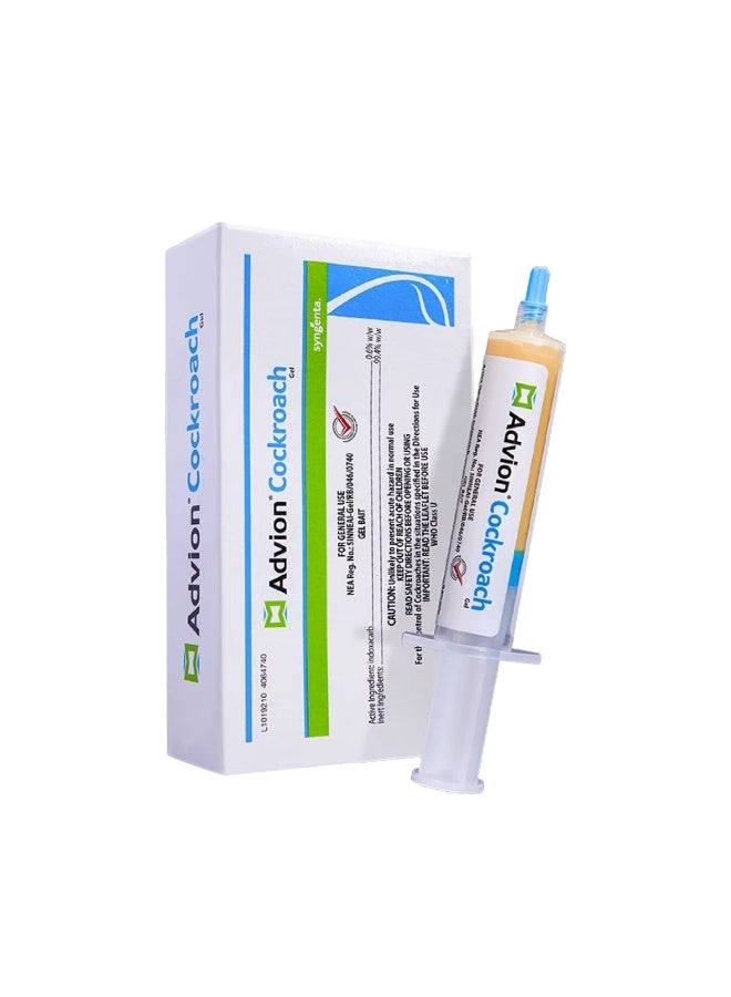 Advion Cockroach Gel Bait 30g, Effective Roach Killer for Home, Restaurant & Commercial Use - Image 1