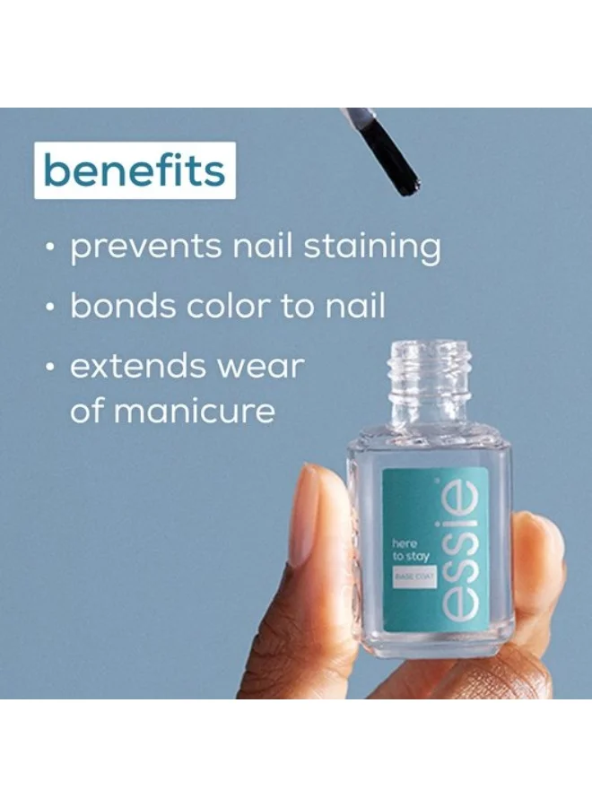 essie Essie Nail Polish Base Coat, Here To Stay 13.5Ml