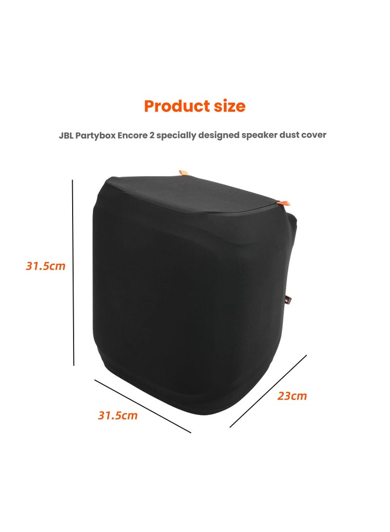 غطاء واقي مضاد للغبار لـ JBL Partybox Encore 2، غطاء مرن مكبر الصوت، مقاوم للخدوش والبقع، حقيبة واقية محمولة - Image 5