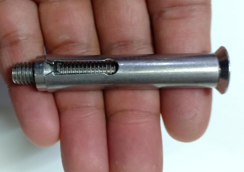 TheMujtaba Stainless Steel Anchor Fastener Rust Proof 8mm Bolt, 75mm Length (8x75) Allen Head rust proof (Pack of 10) Pcs - Image 2