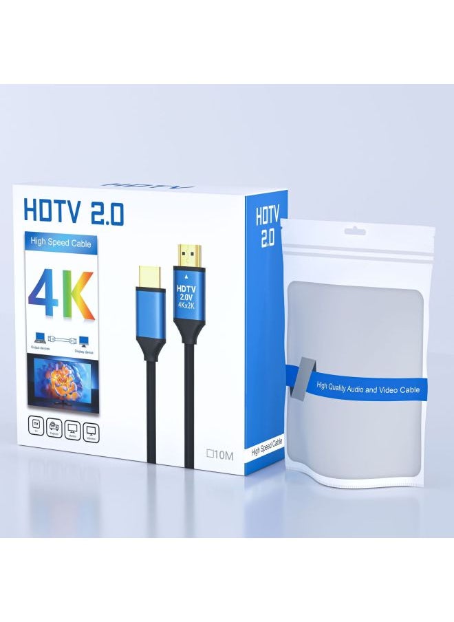 Generic - Hdmi Line 2.0 Version 4K60hz TV Set-top Box Monitor Computer Projection HD Video Cable-Color:HDMI2.0 (color Boxed)-Length:5 M - Image 1