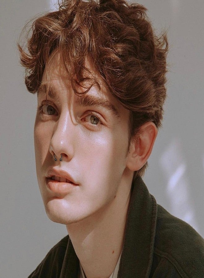 ونسينغ مجموعة حلقات الحاجز الجراحية من ONESING، 24 قطعة من الفولاذ 316L، حلقات الأنف على شكل حدوة حصان، مجوهرات ثقب الحاجز، حلزون الغضروف، أقراط الزنمة، حلقات الشفاه، مجموعة للنساء والرجال 10 مم - Image 5