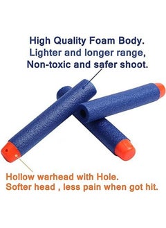 Home Buy HOME BUY Kid Soft Foam Suction Bullets Darts For Toys Guns -Sticky Safe Bullets Compatible With N-Strike And Blaze Storm Blaster Guns (Pack Of 20 Bullets), Blue  - Image 4