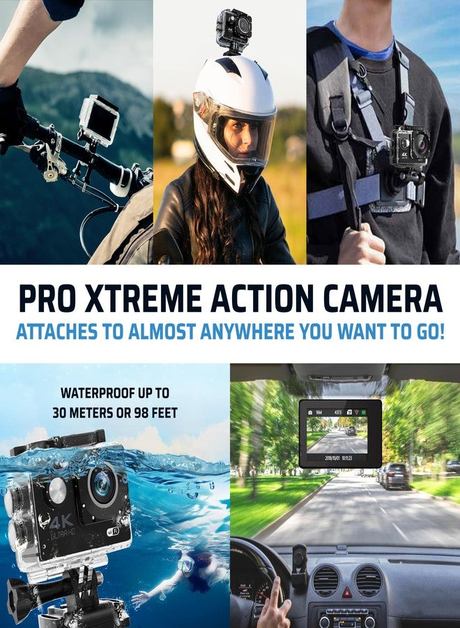 FREEZE2TRIM Pro Xtreme 4K Action Camera - Ultra HD Waterproof Camera Video Camera with Wi-Fi, 170° Wide Angle Lens, Image Stabilization, Multiple Mounting Options - Perfect Underwater Camera Snorkeling - Image 3