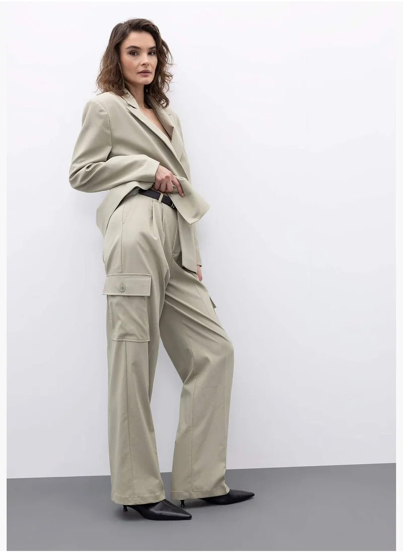 ديفاكتو Woman Cargo Fıt Woven Trousers