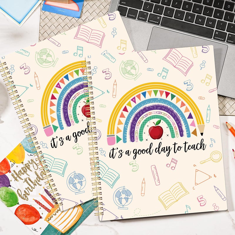 Lortarl Undated Teacher Planner - Teacher Planners 8.5 x 11, Teachers Lesson Plan Book, Teachers Lesson Planner 2026-2027 with Stickers and Inner Pocket - Image 2