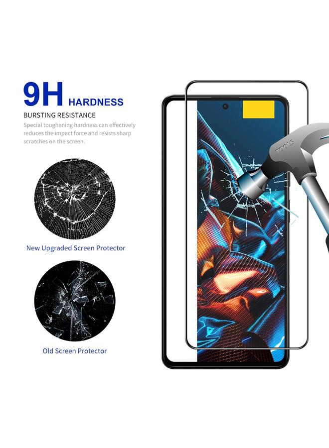 Green Tiger Xiaomi Poco X5 2pcs ENKAY Hat Prince Full Glue 0.26mm 9H 2.5D Tempered Glass Full Film - Image 4