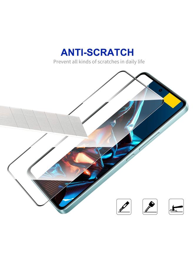 Green Tiger Xiaomi Poco X5 2pcs ENKAY Hat Prince Full Glue 0.26mm 9H 2.5D Tempered Glass Full Film - Image 5