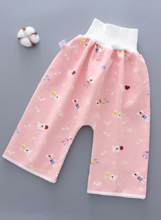 2 piece toddler training waterproof diaper pants baby girl - Multicolour  - Image 3