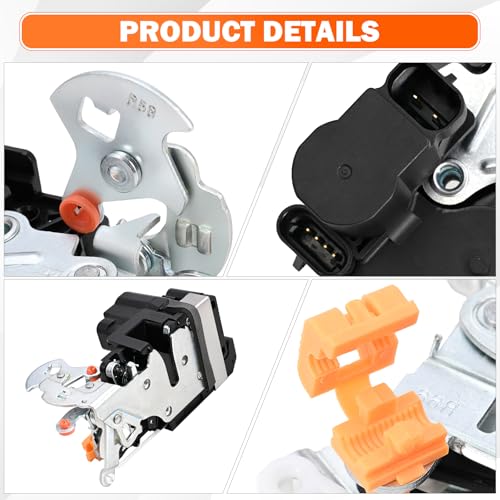 Yikesai Door Lock Latch Actuator - Front Right Passenger Side - Compatible with 2001-2006 Cadillac Escalade Chevy Avalanche, Silverado, Suburban, Tahoe GMC Sierra, Yukon - Replaces 931-319, 15110644, 1505368 - Image 5