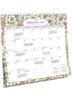 Tuscan Delight | 2025 12 x 12 Inch Monthly Square Wire-O Calendar | Sticker Sheet | BrownTrout | Stationery Elegant Exclusive  - Image 3
