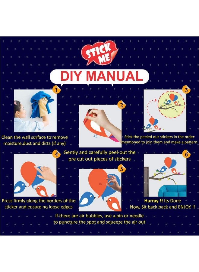 StickMe 'Alphabets for Kids Learning Education Nursery Pre School Kinder Garden Baby Wall Sticker' -SM656 (Multi Colour, Vinyl - 120cm X 80 cm) - Image 4