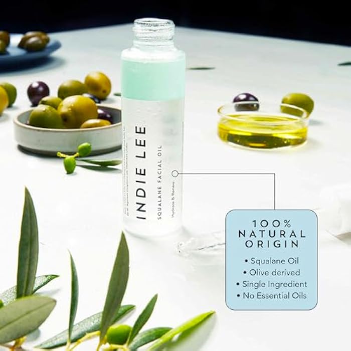 Indie Lee 100% Squalane Oil - Daily Face Oil & Hydrating Moisturizer for Dry Skin, Fine Lines and Wrinkles - Even Skin Tone, Brighten & Improve Texture (30ml) - Image 3