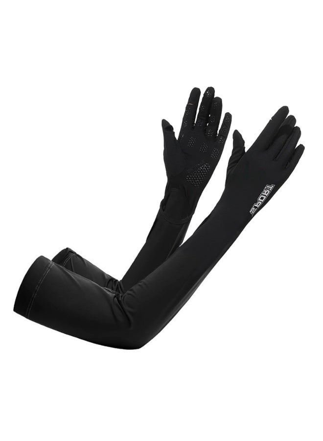 OSHIMA Summer Driving UV Sun Protection Gloves, Outdoor Sports Arm Gloves, Cycling Outdoor Activities, Protection Sleeves for Cycling, Golf, Driving, Hiking, Non Slip Full Finger Arm Sun Protective Men - Image 1