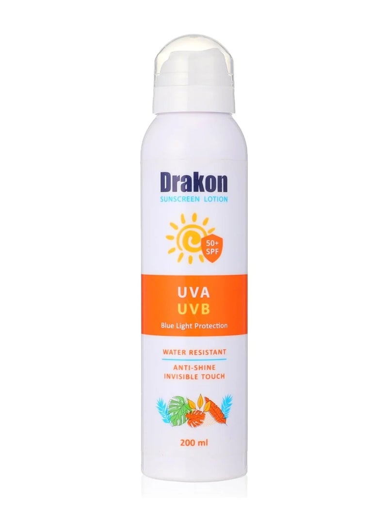 DRAKON - Sunscreen Lotion, SPF 50+  200ML 1+1 - Image 1