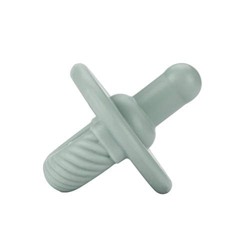 Itzy Ritzy Silicone Pacifiers for Ages 6-18 Months - Itzy Soother Pacifiers Feature Collapsible Handle & Two Air Holes for Added Safety; Set of 2 in Agave & Succulent, Ages 6-18 Months - Image 3