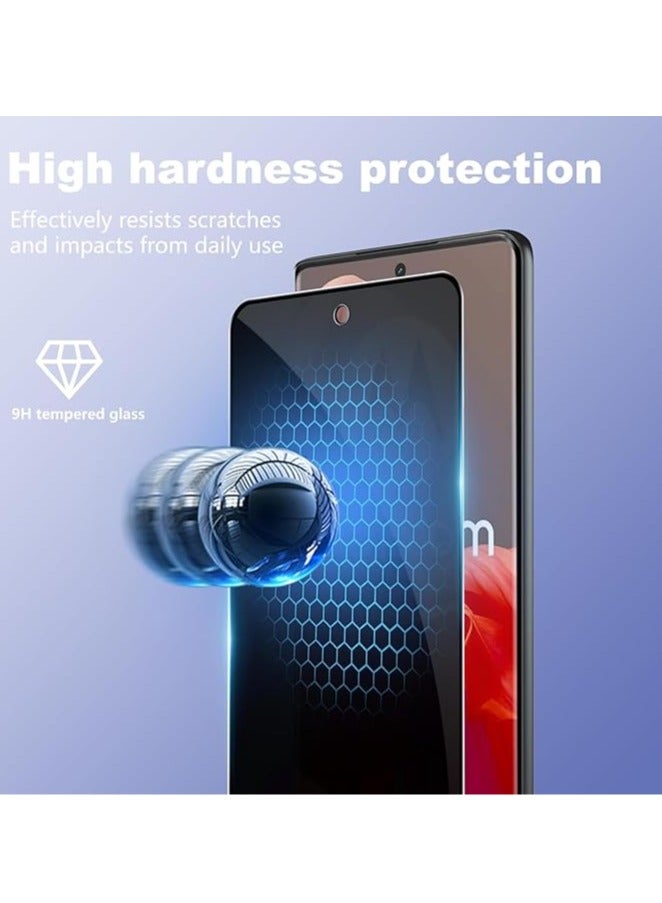 عام 【عبوة من 2】 واقي شاشة للحماية من التجسس متوافق مع Motorola Moto G85 5G مع 【عبوة من 2】 واقي لعدسة الكاميرا الخلفية، زجاج مقوى، مقاوم للخدوش، خالٍ من الفقاعات الهوائية - Image 5