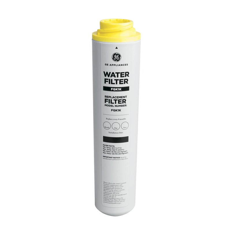 GE Under Sink Water Filter Replacement Reduces Sediment Rust Other Impurities from Water Easy Install Fits GXRLQK Filtration System Replace Every 6 Months FQK1K - Image 2