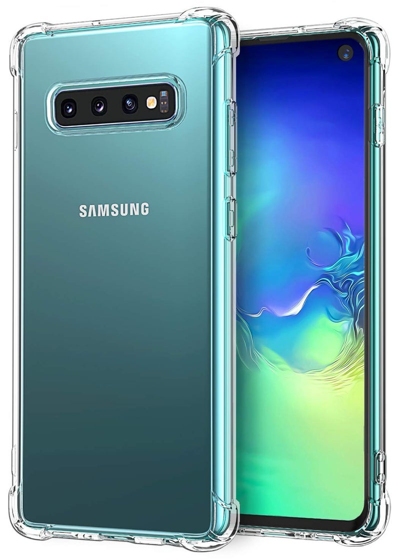 Foso Back Cover Case for Samsung Galaxy S10 2019 Silicon Transparent Bumper TPU