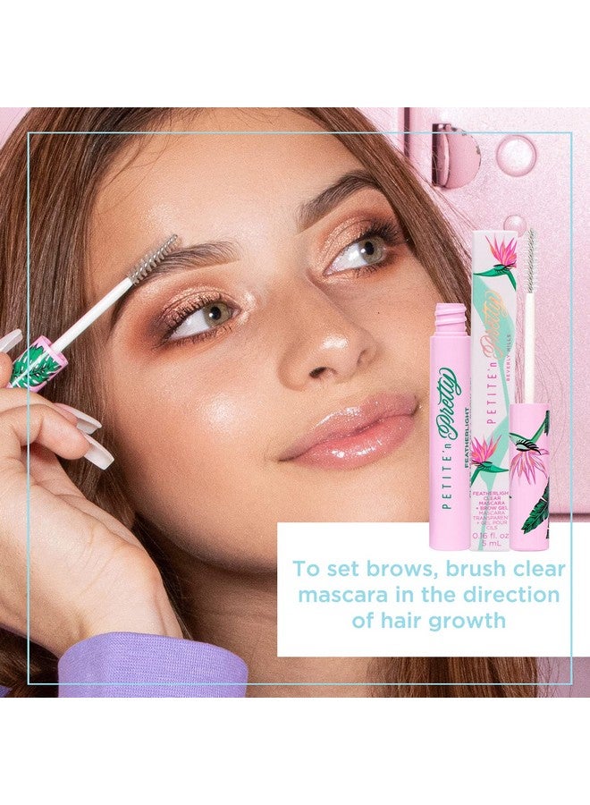 Petite 'N Pretty Petite 'n Pretty Featherlight Clear Mascara and Brow Gel - Makeup for Kids, Tweens and Teens - Dual Purpose Clear Finish for Brows and Lashes - Non-Toxic & Made in the USA  - Image 4