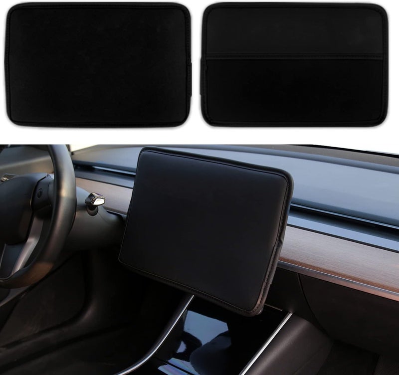 XTAUTO Screen Protector Cover for Tesla Model 3 & Model Y - Folding Sun Shade Sleeve - Image 1