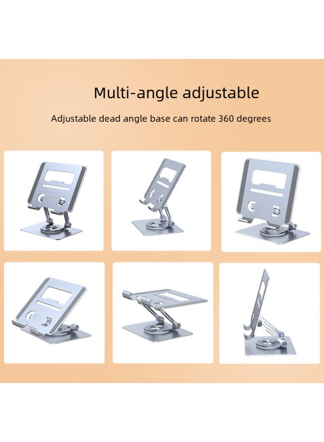 360 Rotatable Tablet Stand Support Frame For Painting Online Classes Specialized For Pubg Ipad Desktop Holder-Color:P20 [silver] Can Rotate 360 Degrees Bracket-Applicable Dimensions:Use Of Equipment Within 12.9 Inches