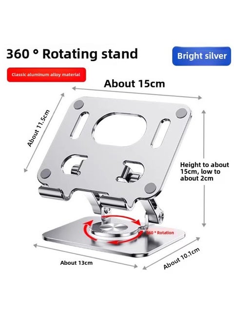 360 Rotatable Tablet Stand Support Frame For Painting Online Classes Specialized For Pubg Ipad Desktop Holder-Color:P20 [silver] Can Rotate 360 Degrees Bracket-Applicable Dimensions:Use Of Equipment Within 12.9 Inches