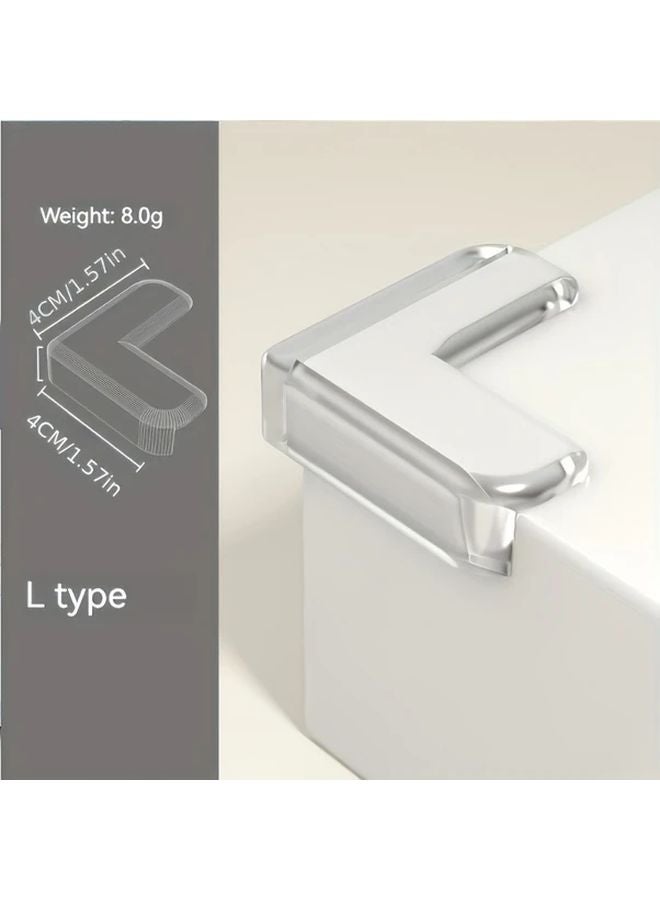 10pcs Clear Silicone Corner Protectors Anti Impact Safety Covers For Table Edges - Image 5