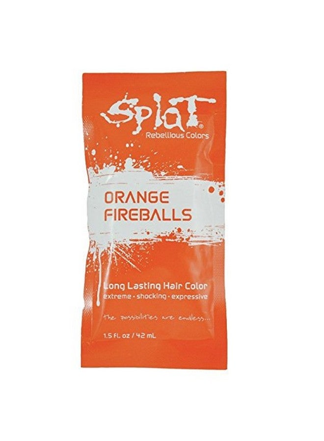 Splat Splat Hair Color 1.5 Oz Individual Packs Orange Fireballs - Image 2