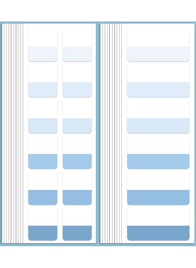 Generic Transparent Sticky Notes 320 Sheets, Gradient Translucent Sticky Notes Self-Adhesive Notes, Clear Sticky Notes Office Supplies Suitable for Reading Annotate Home Office School