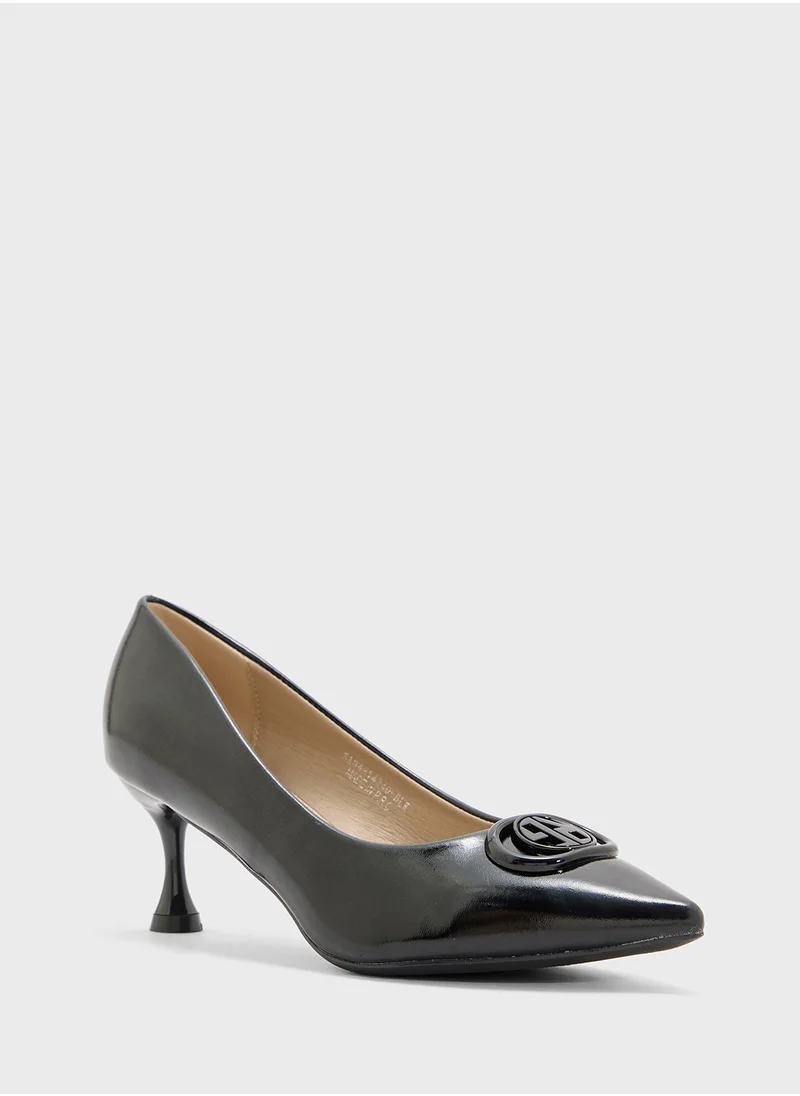 إس دي. فيلانو Mid Heeled Pointed Pump
