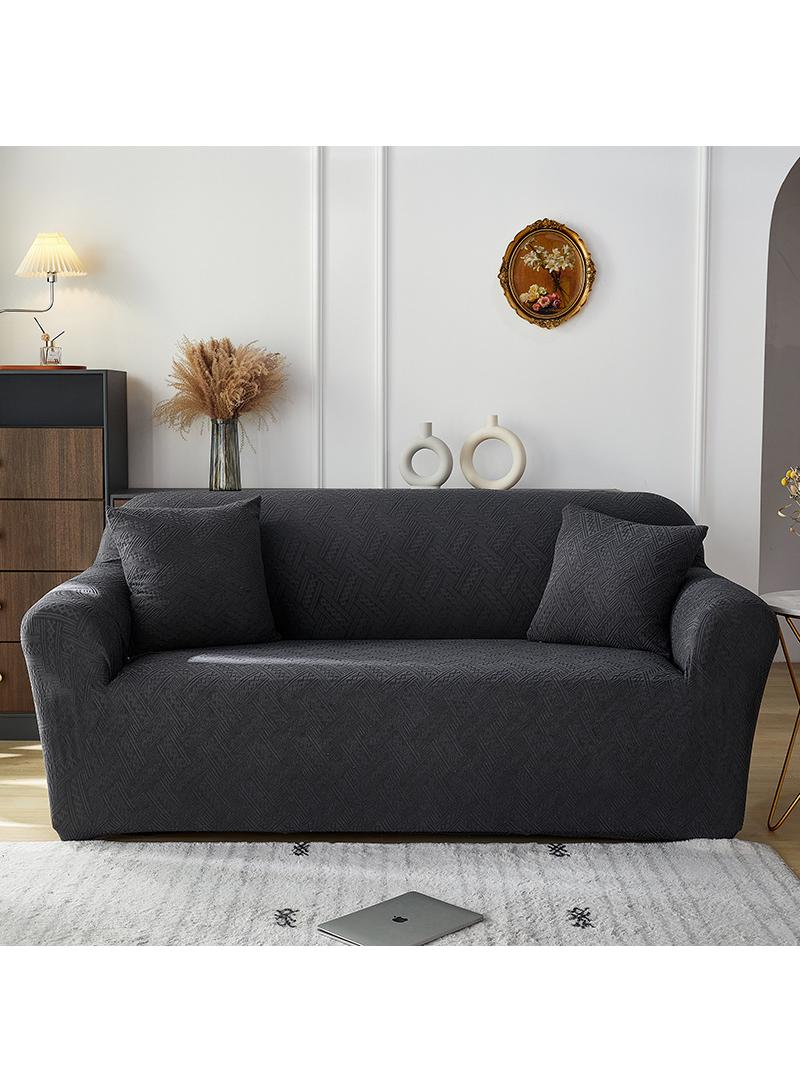 Full coverage elastic sofa cover, cushion, living room suitable for three person sofas 190-230cm