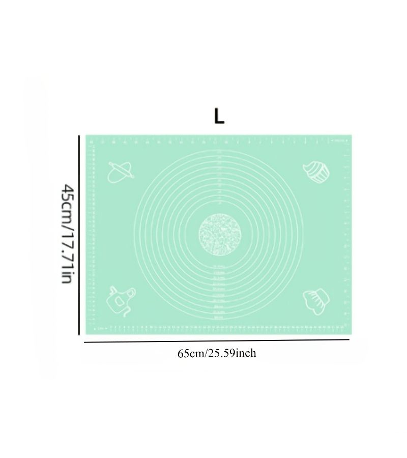 Large XL 19.69 Inch By 27.56 Inch Non Stick Kneading Mat For Dough Pizza And Cake Baking Easy To Clean Home And Restaurant Use - Image 5