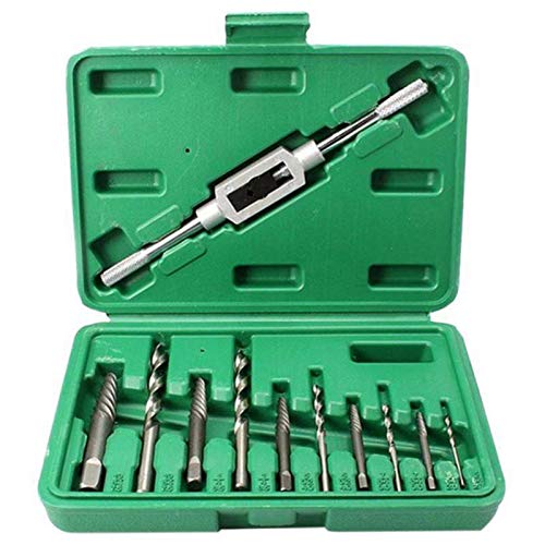 Generic 11 PCS/Set 3mm-10mm Broken Stud Spanner Screw Extractor Drill Easy Guide Broken Damaged Bolt Automotive Tools  - Image 1