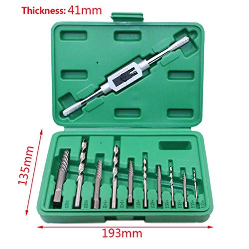 Generic 11 PCS/Set 3mm-10mm Broken Stud Spanner Screw Extractor Drill Easy Guide Broken Damaged Bolt Automotive Tools  - Image 3