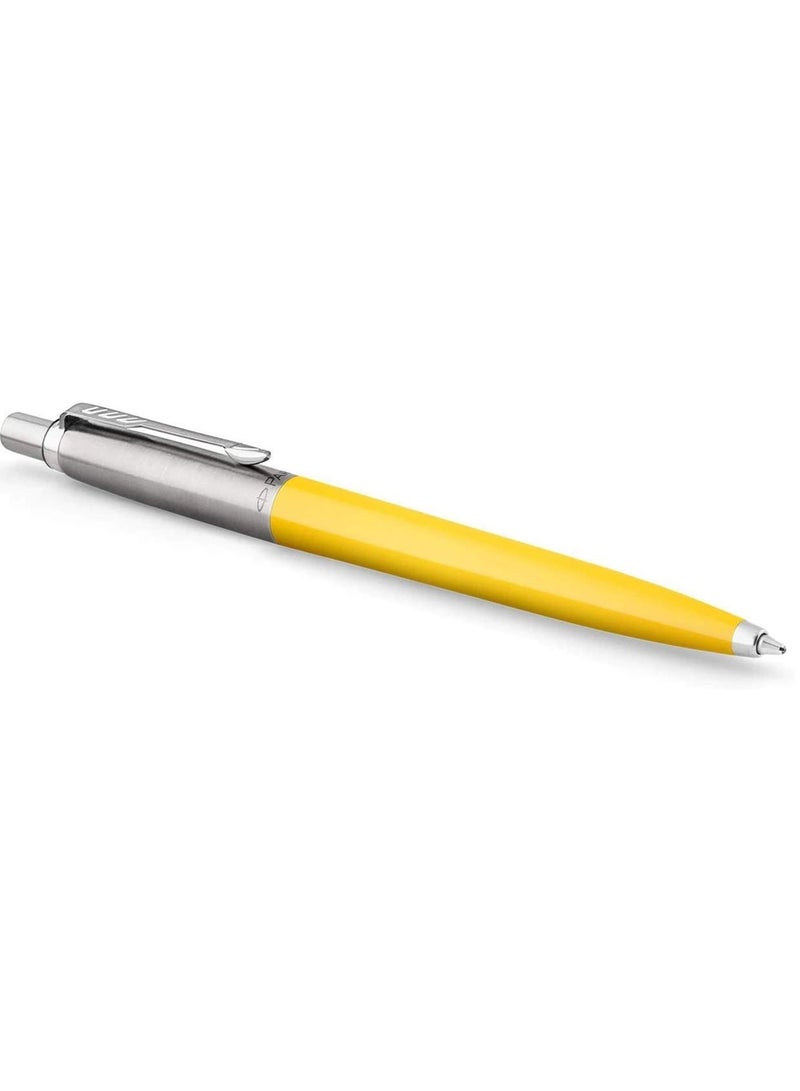 PARKER 1-Piece Jotter Original Blue Ink Ballpoint Pen Yellow Barrel - Image 3