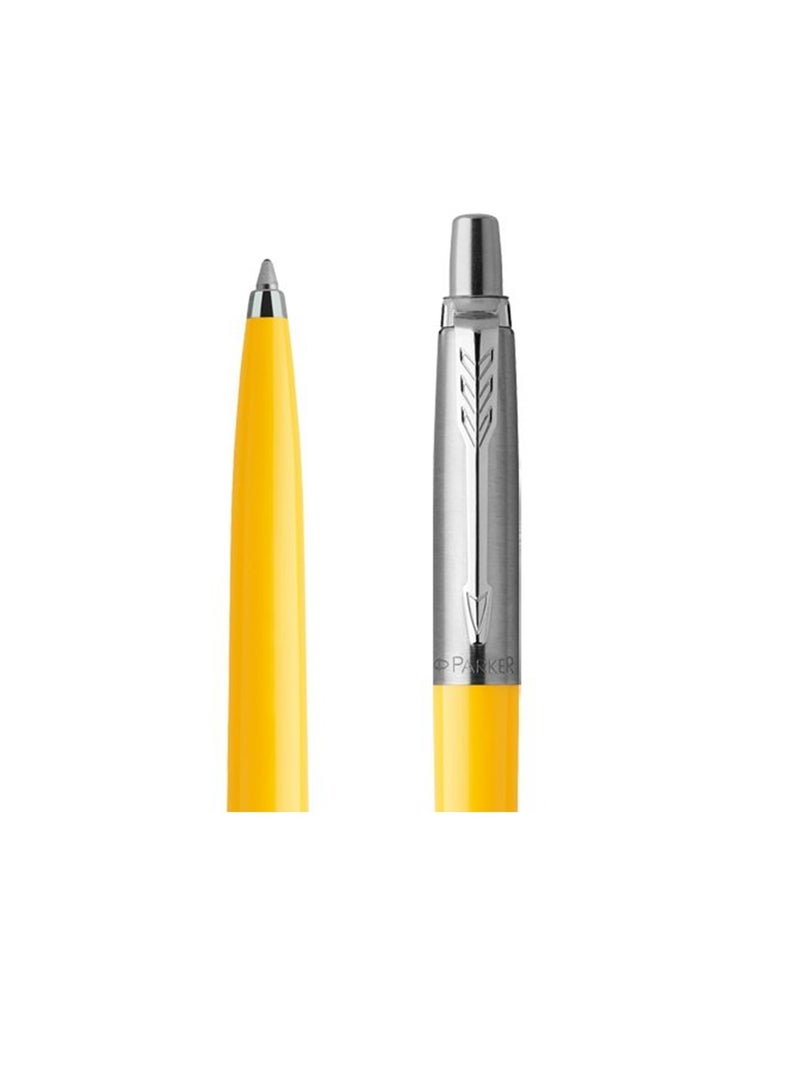 PARKER 1-Piece Jotter Original Blue Ink Ballpoint Pen Yellow Barrel - Image 4