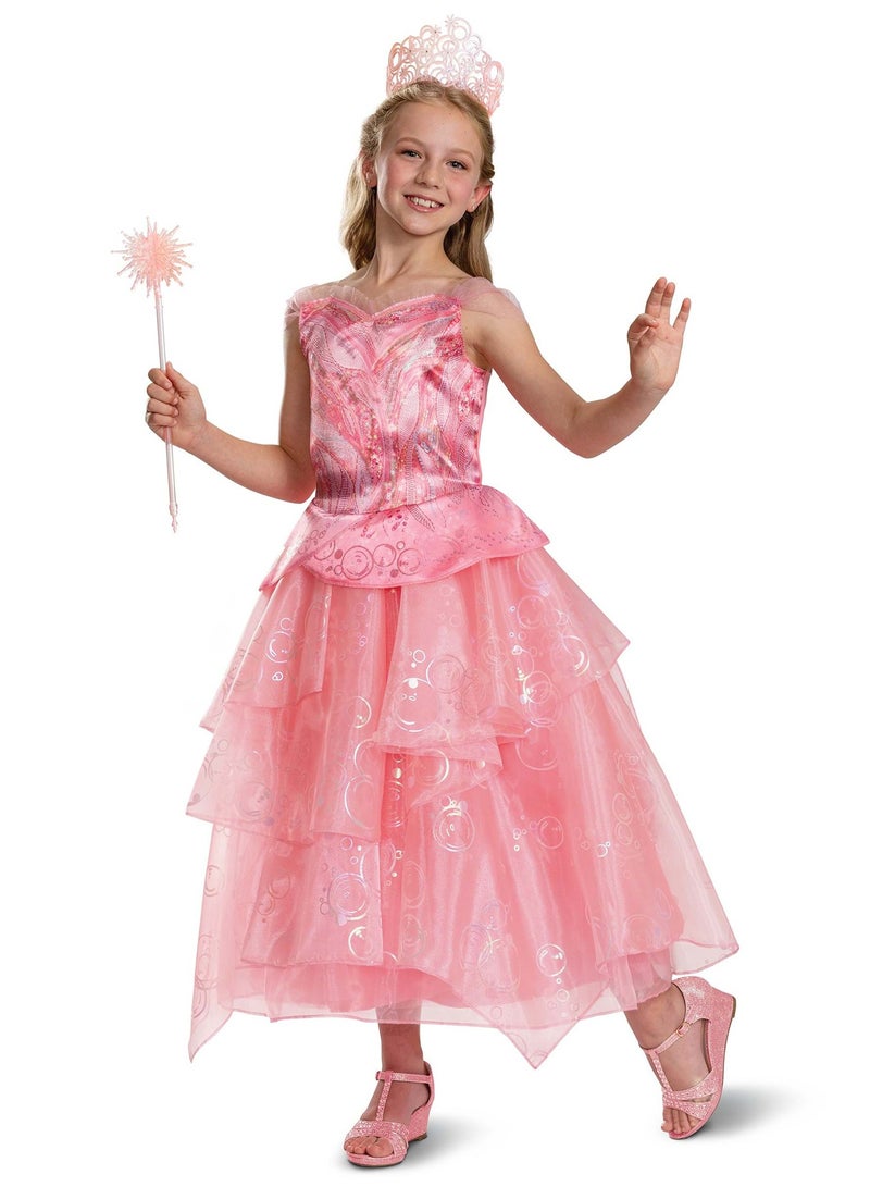 Party Centre Wicked Glinda Pink Dress Deluxe Costume - Image 1