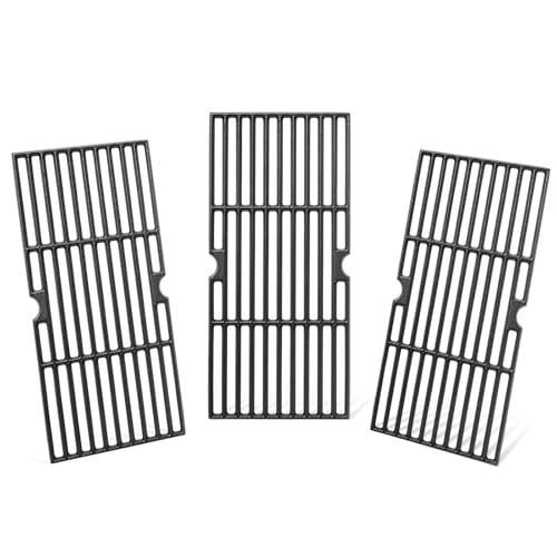 BBQ-Yummy Cast Iron Grill Grates for Charbroil Advantage 4 Burner 463344116 463370719 463343015, 16 15/16" Cooking Grids Grill Grates Replacement for Advantage 2 Coal Parts 463340516 Gas Grill - Image 1