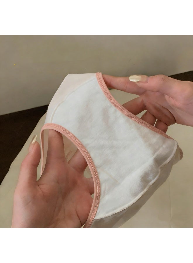 ماي حبيبي مجموعة ماي حبيبي المكونة من 4 قطع من الملابس الداخلية القطنية النسائية، سراويل داخلية أساسية للبنات، سراويل داخلية للبنات، سراويل داخلية قطنية قابلة للتهوية، سراويل داخلية نسائية منخفضة الخصر، سراويل داخلية منخفضة الخصر للنساء، سراويل داخلية أساسية للاستخدام اليومي - Image 5