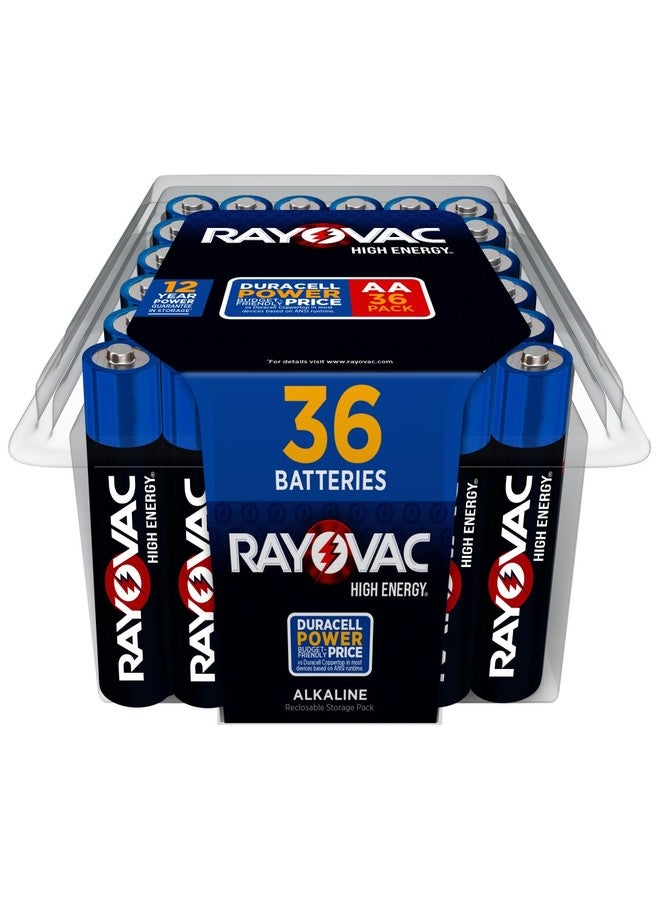 Rayovac High Energy AA Batteries (36 Pack), Double A Alkaline Batteries - Image 1