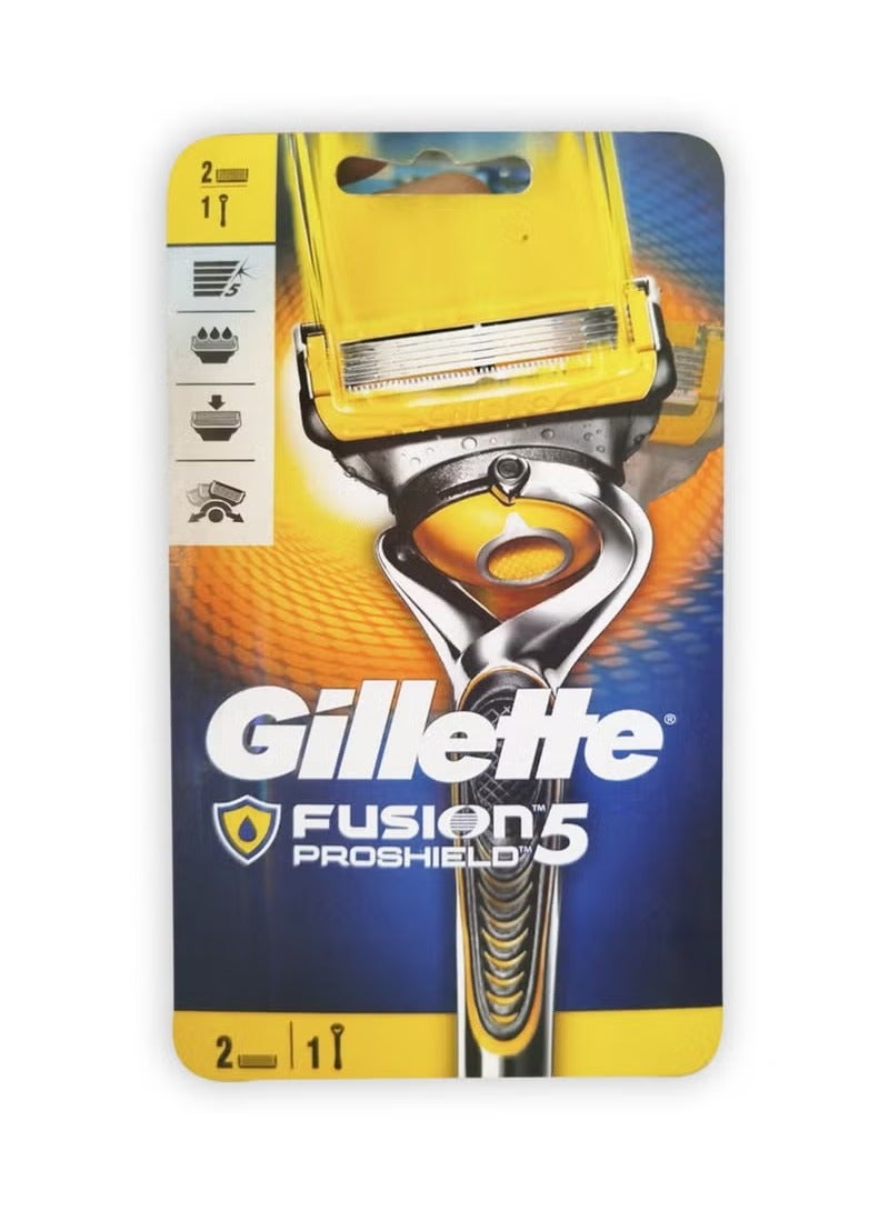 Gillette Fusion Proshield Razor + 2 Blades