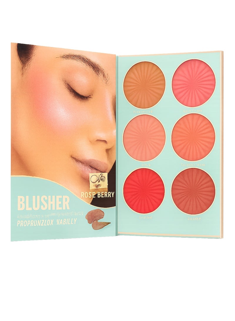 روز بيري كتاب مكياج الكل في واحد - لوحة متعددة الألوان - Image 4