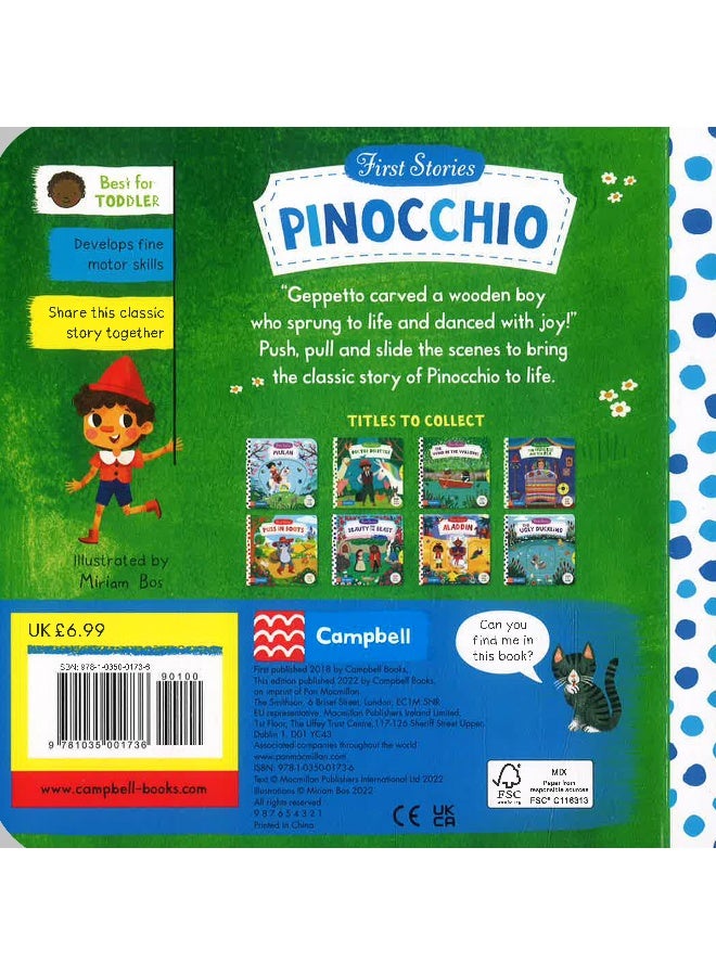 Campbell First Stories: Pinocchio (Push Pull Slide)  - Image 2