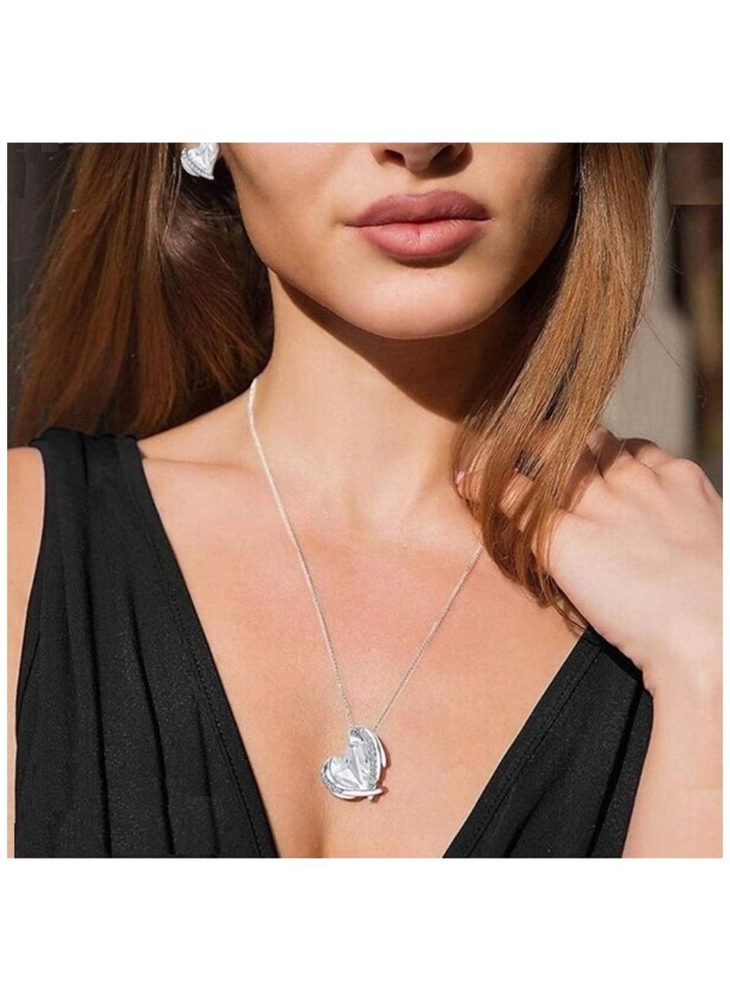 Vitalia - Luxurious s925 sterling silver necklace inlaid with white micro zircon - Image 1