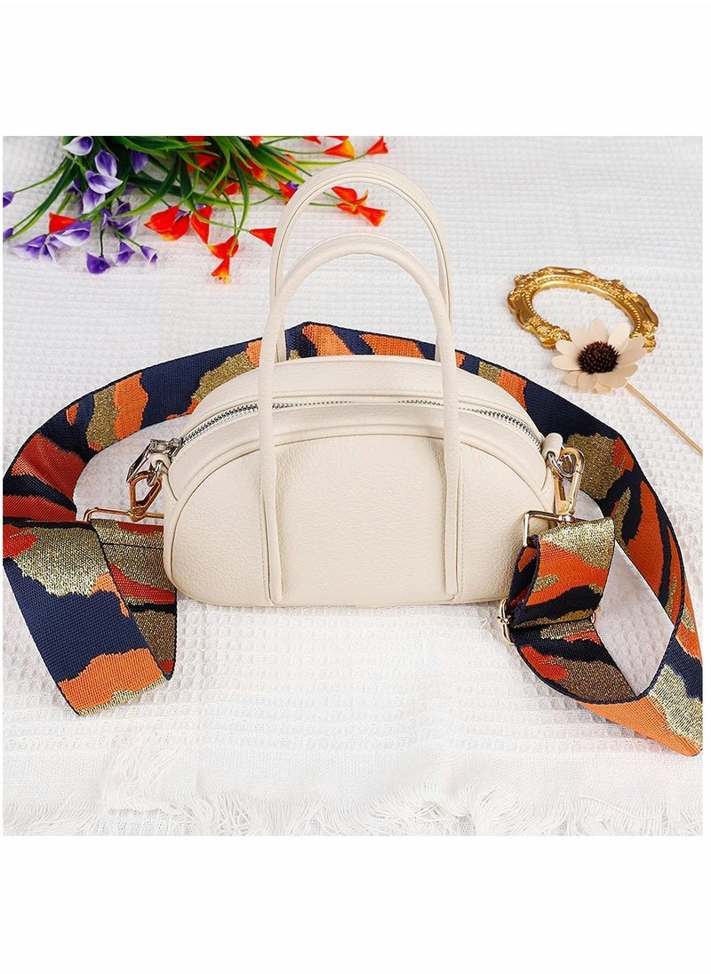 KASTWAVE Wide Shoulder Strap, Adjustable Crossbody Handbag Strap Guitar Style Cross Body Handbag Purse Strap Replacement Shoulder Bag Strap Belt for Crossbody Canvas Bag Handbag  - Image 4