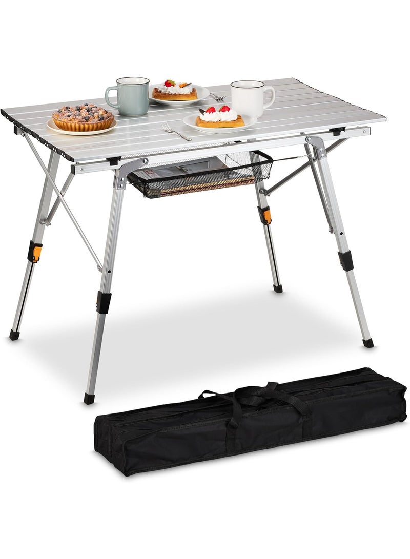 Manful Lightweight Portable Folding Camping Table, Perfect for Outdoor Adventures - Image 1